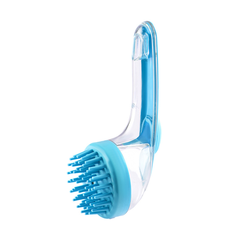Light Blue CoatKind bath brush, Soft Nubs