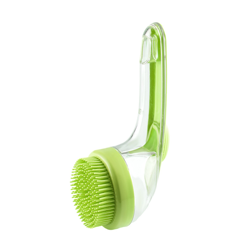 Green CoatKind bath brush, Fine Bristle