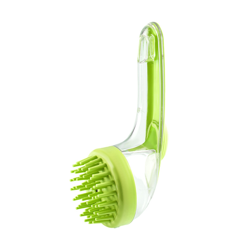 Green CoatKind bath brush, Soft Nubs
