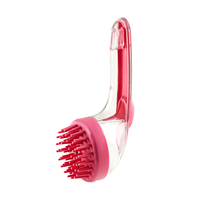 Rose CoatKind bath brush, Soft Nubs